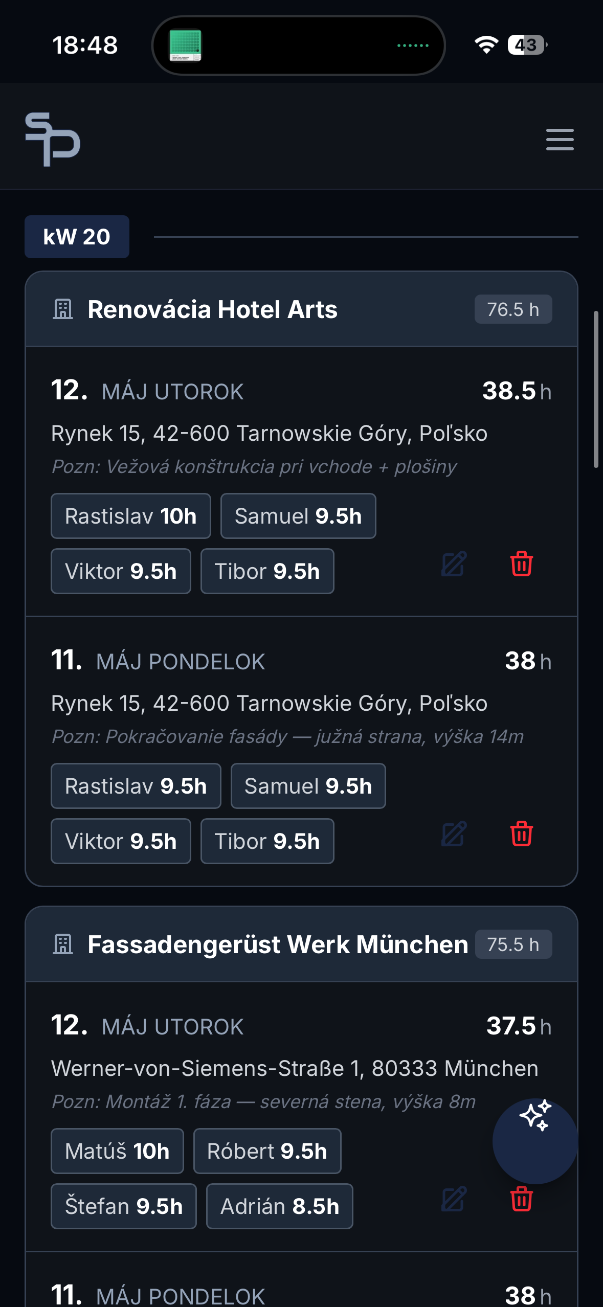 Mobilný denný report